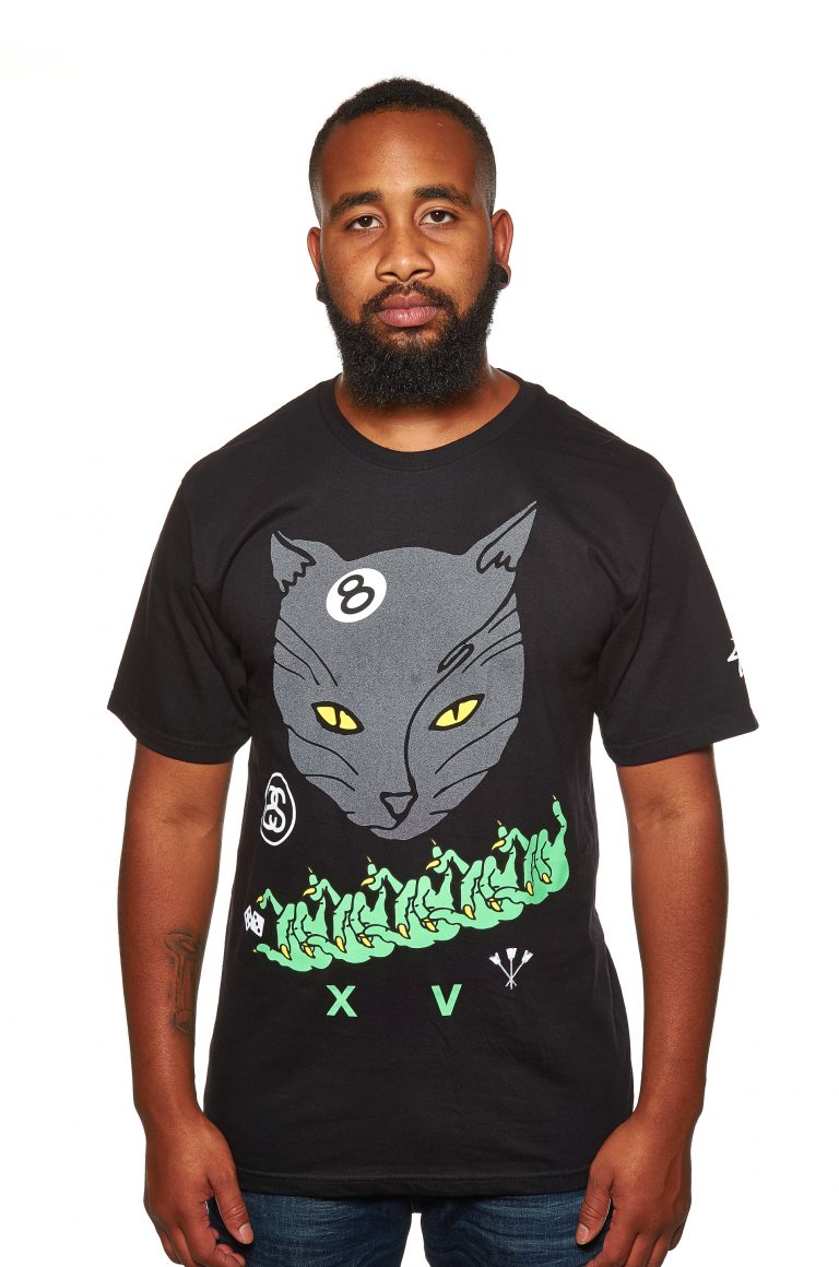 Stussy Cat Eyes Tee (Black) - X21.nl