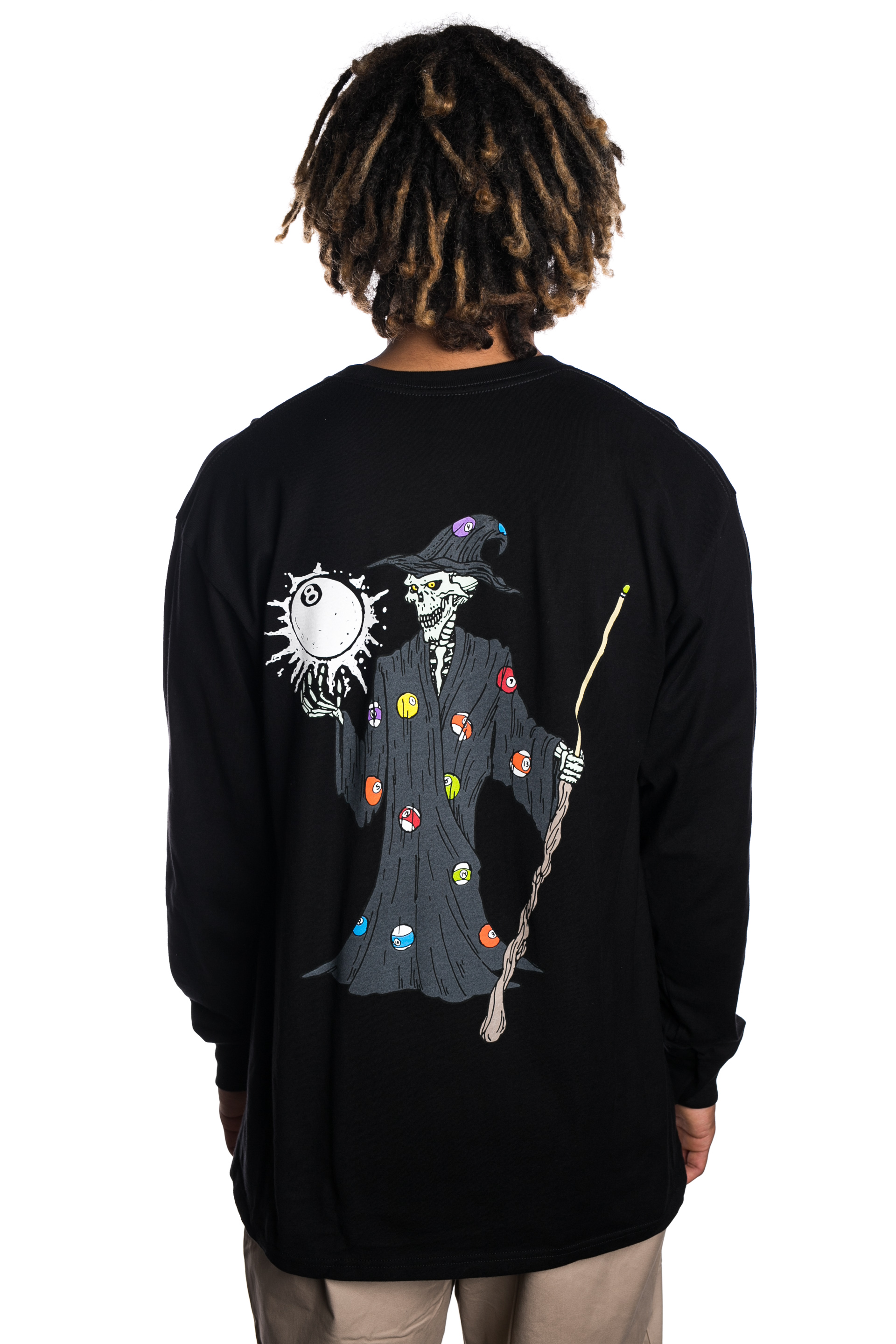 Stussy Wizard LS Tee (Black) - X21.nl
