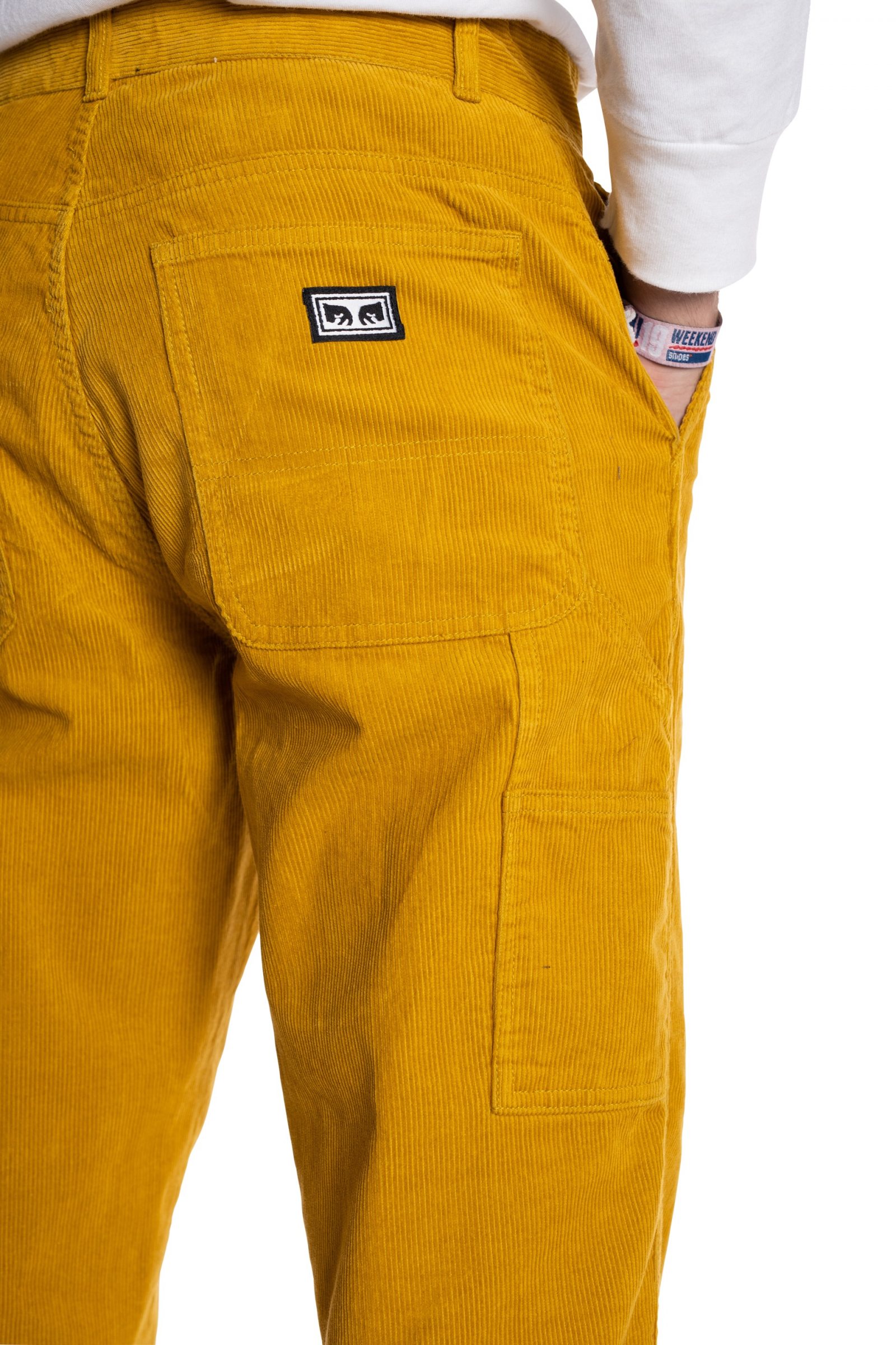 Obey Hardwork Cord Carpenter Pant (Golden Palm) - X21.nl