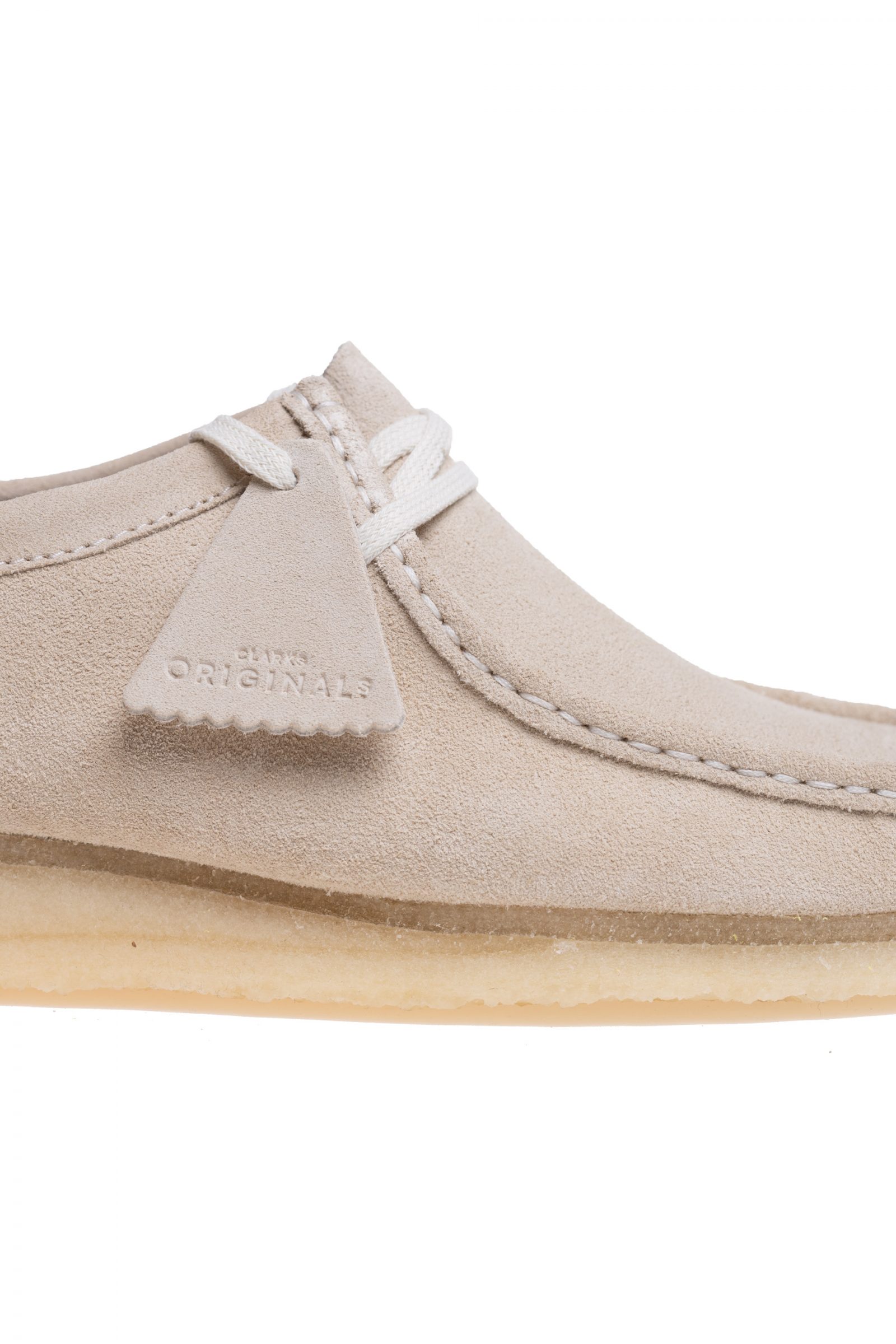 clarks wallabees off white