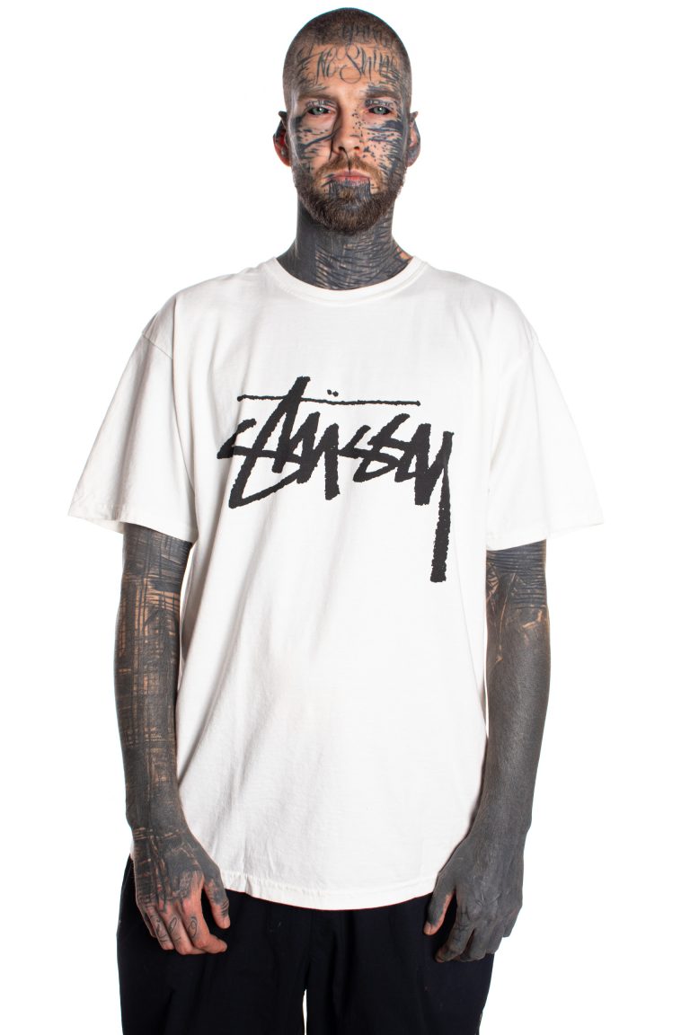 Stussy Stock Pig. Dyed Tee (Natural 