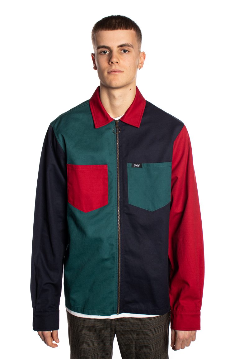 stussy panel zip jacket