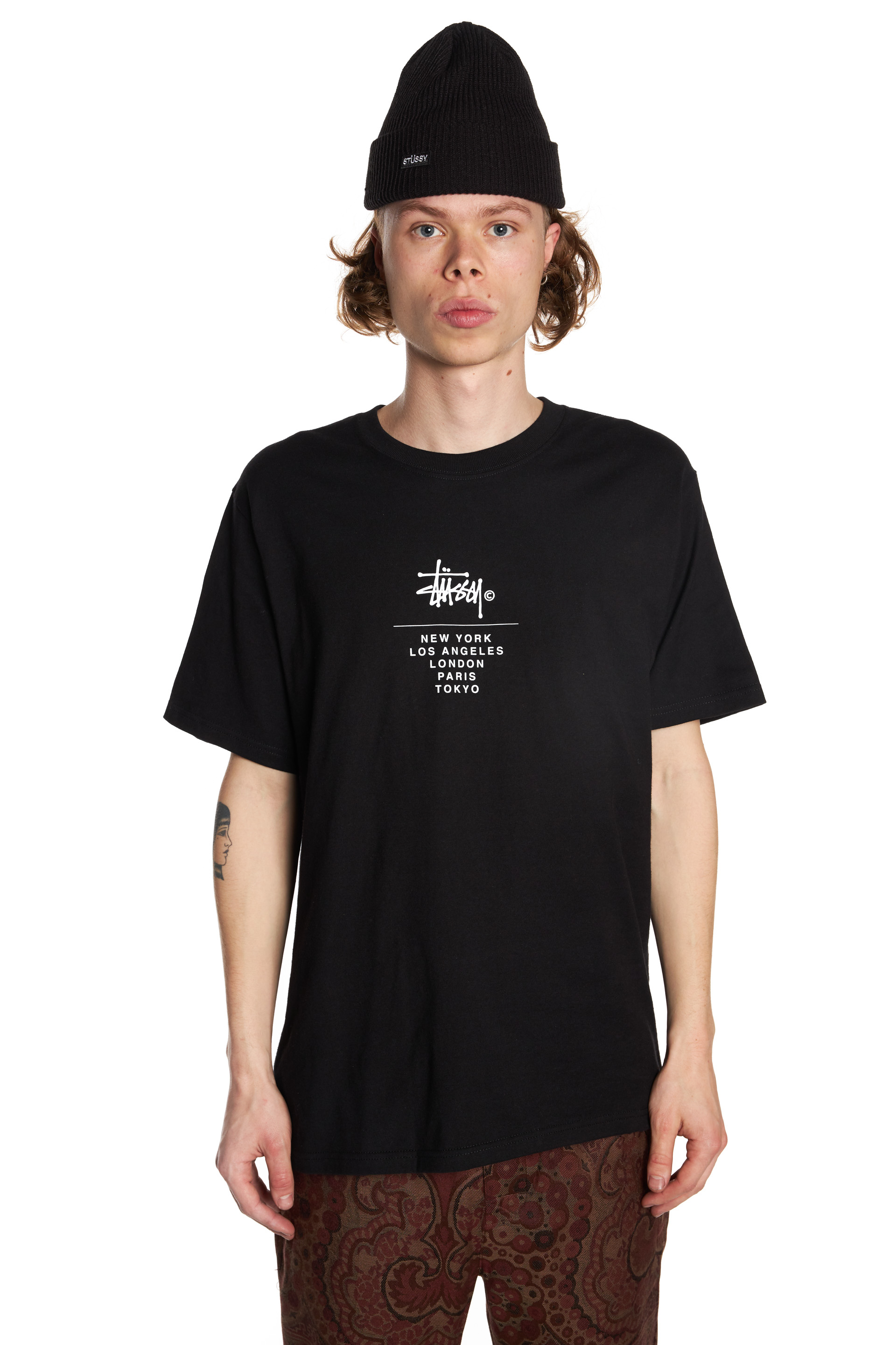 Stussy City Stack Tee (Black) - X21.nl