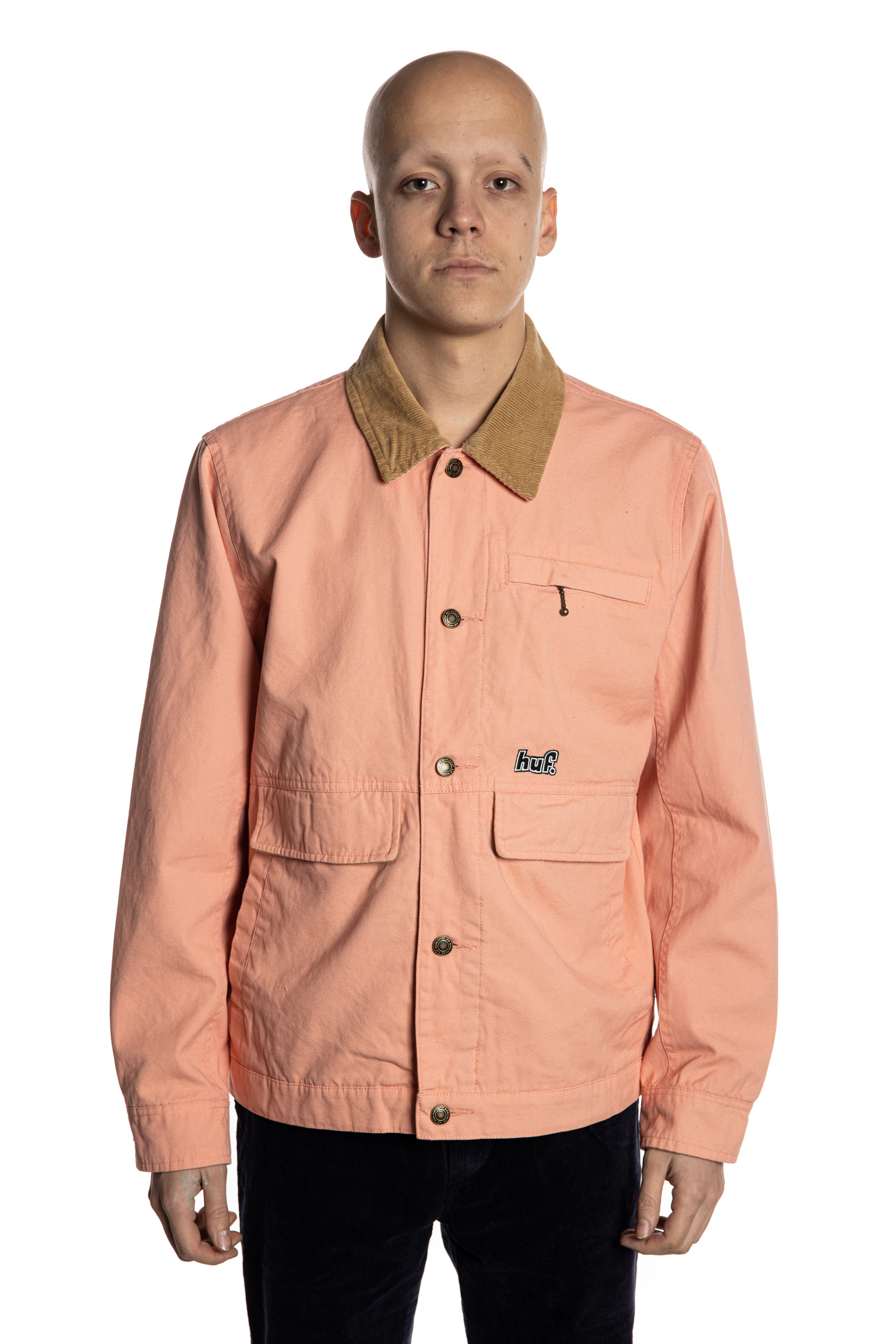 Huf Remington Jacket (Coral Pink) - X21.nl