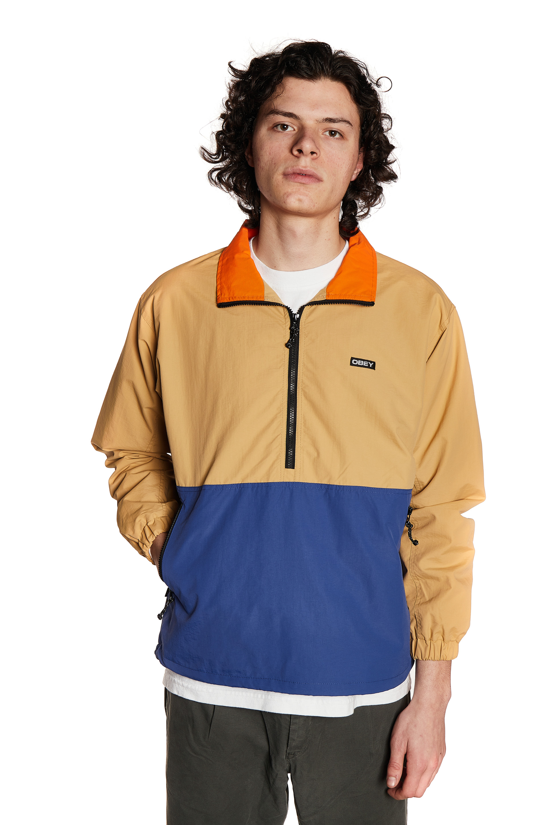 Obey The Tucker Anorak Jacket (Almond 