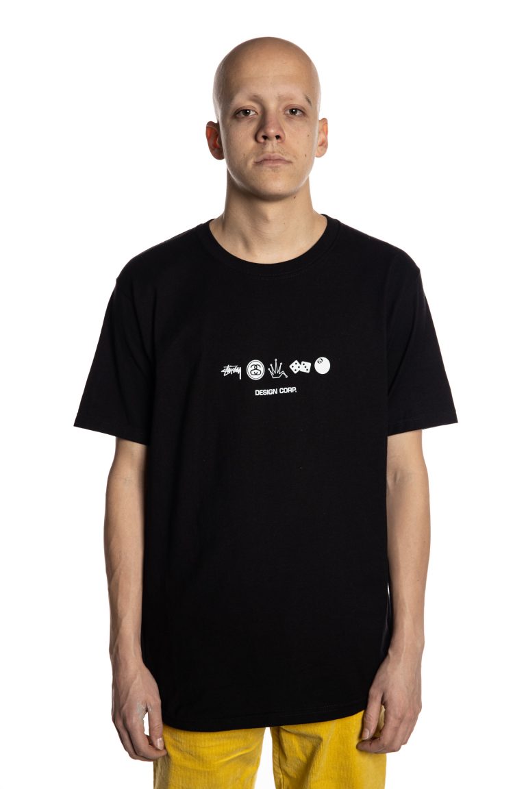 Stussy Global Design Corp. Tee (Black 