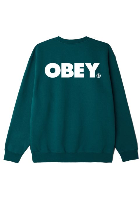 OBEY Crewnecks | Koop je OBEY crewneck sweater bij X21 Obey x Dickies Heavyweight Crewneck Sweater Grey Melange