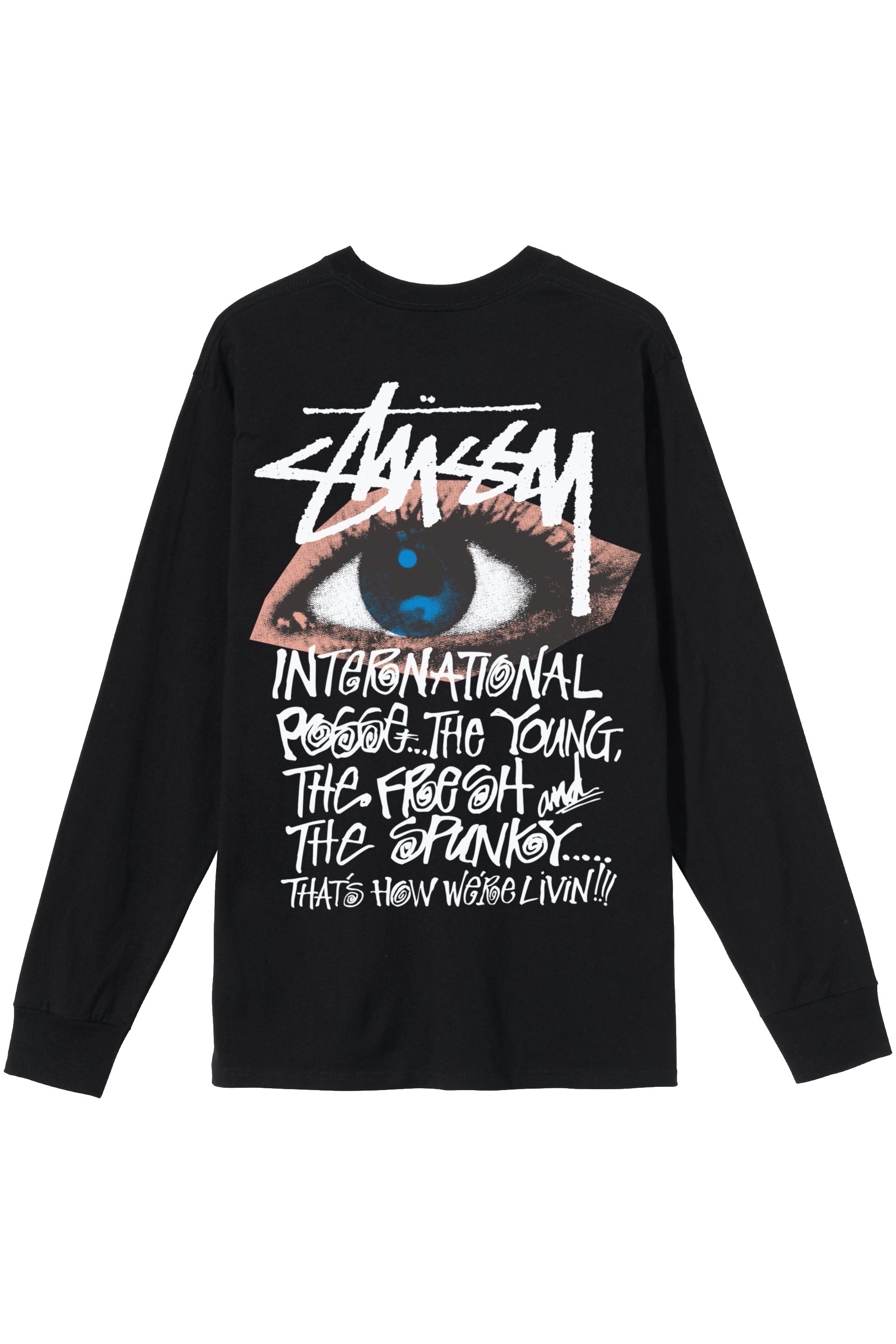 Stussy Ocular Ls Tee (Black) - X21.nl