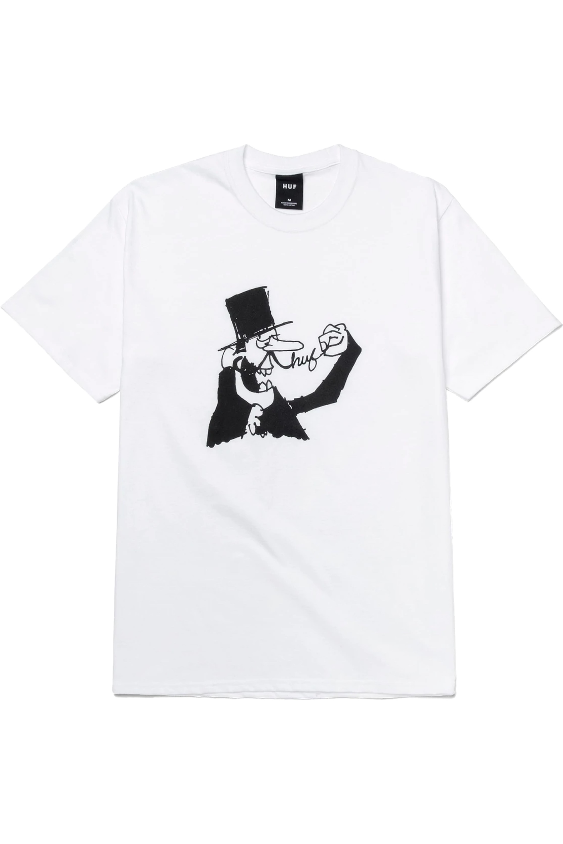 Huf Dastardly Tee (White) - X21.nl