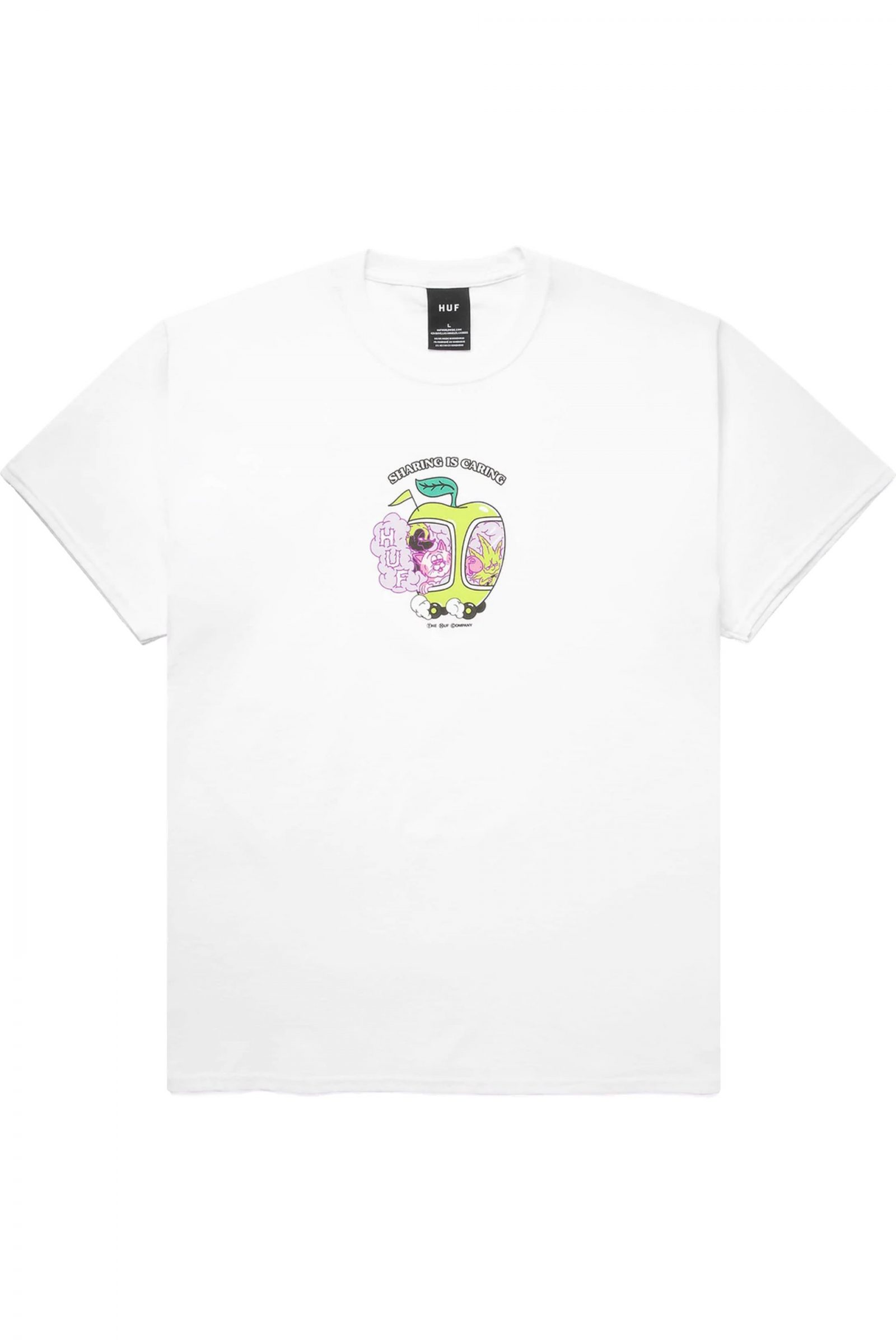 Huf Sharing is Caring Tee (White) - X21.nl
