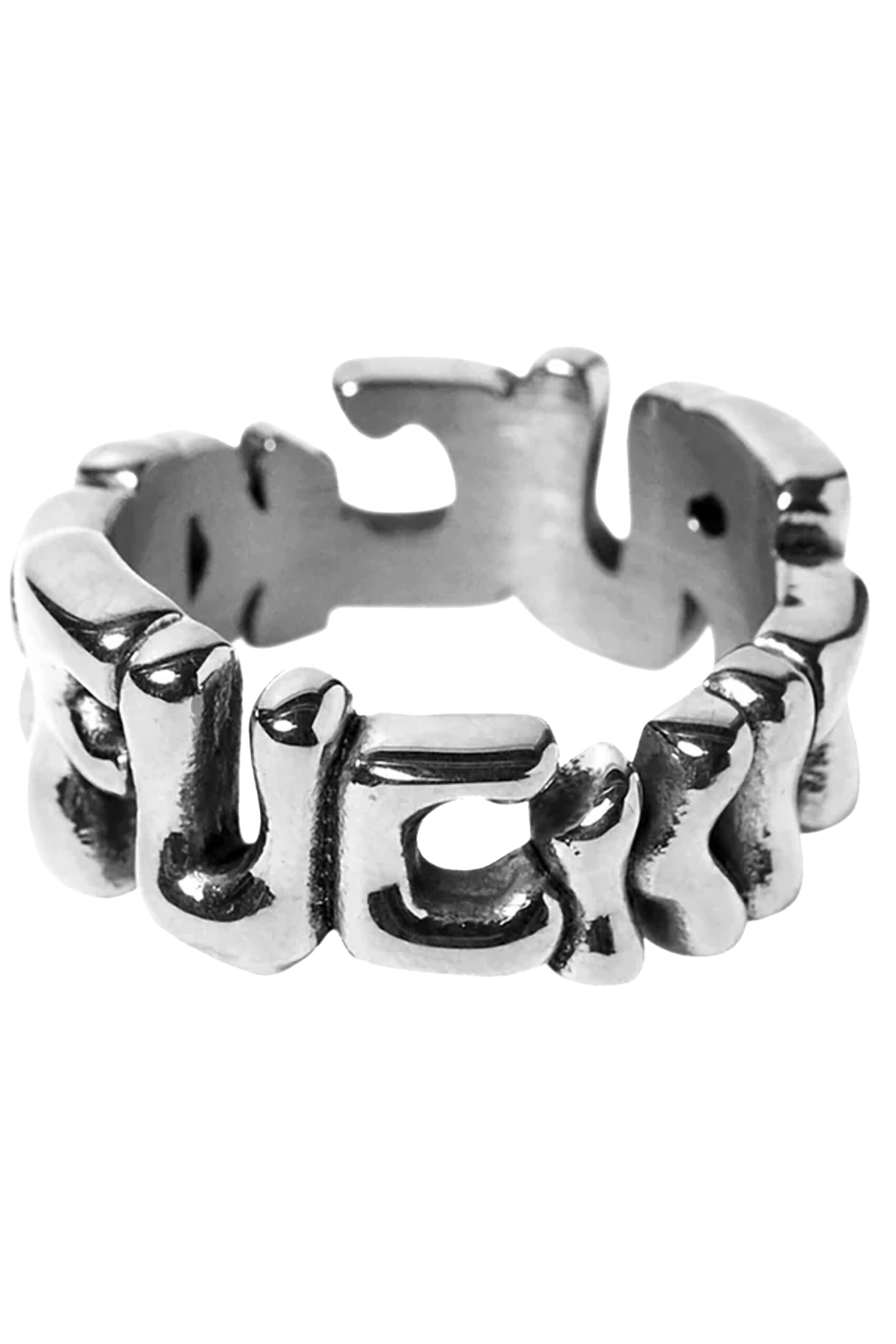 Huf Fuck It Warped Ring (Silver) - X21.nl